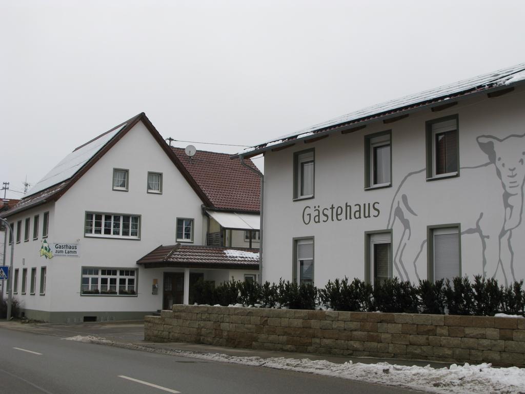 Gaestehaus Und Fewo Lamm Garni Blaubeuren Exteriör bild